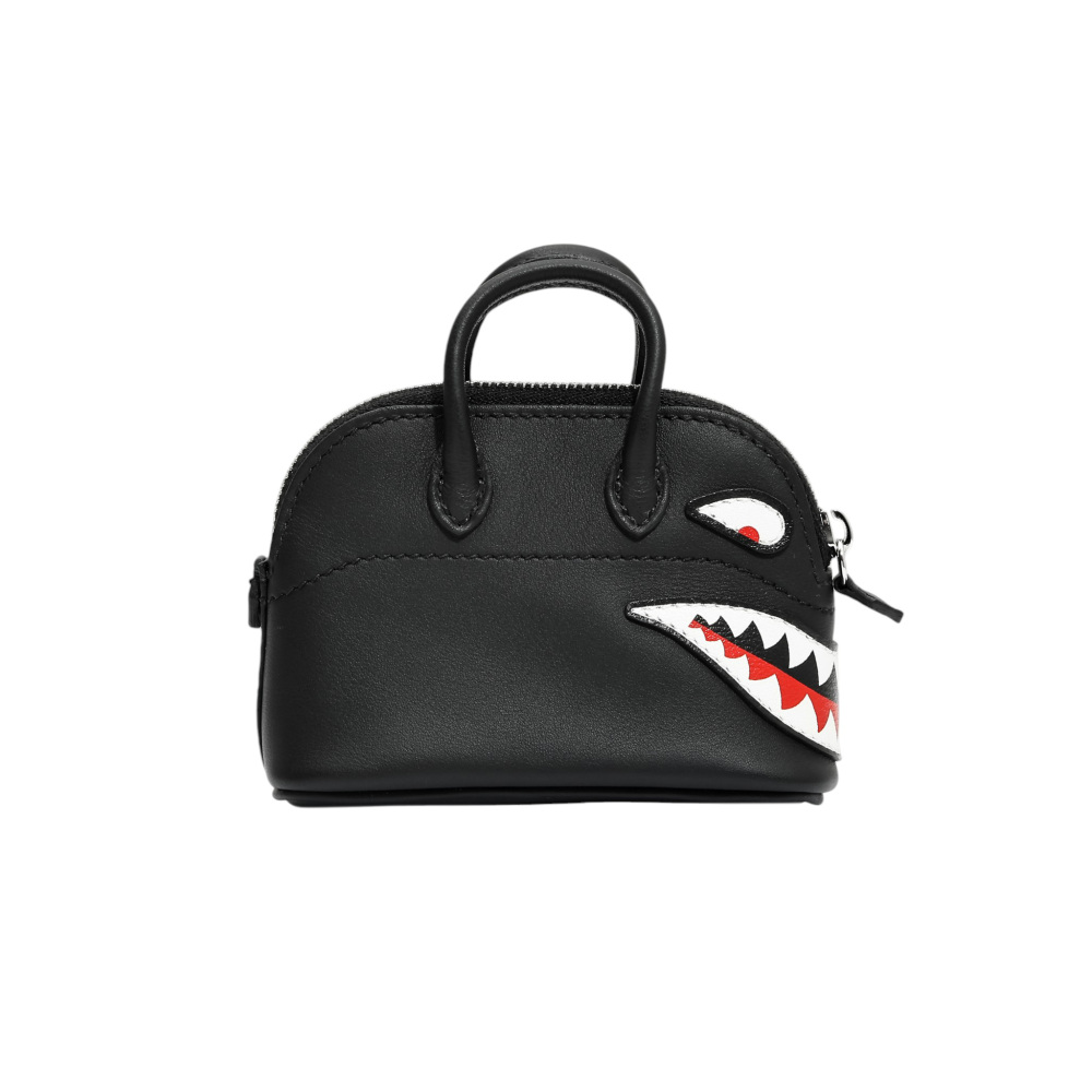 未使用] エルメス ボリード シャーク スイフト ブラック シルバー金具