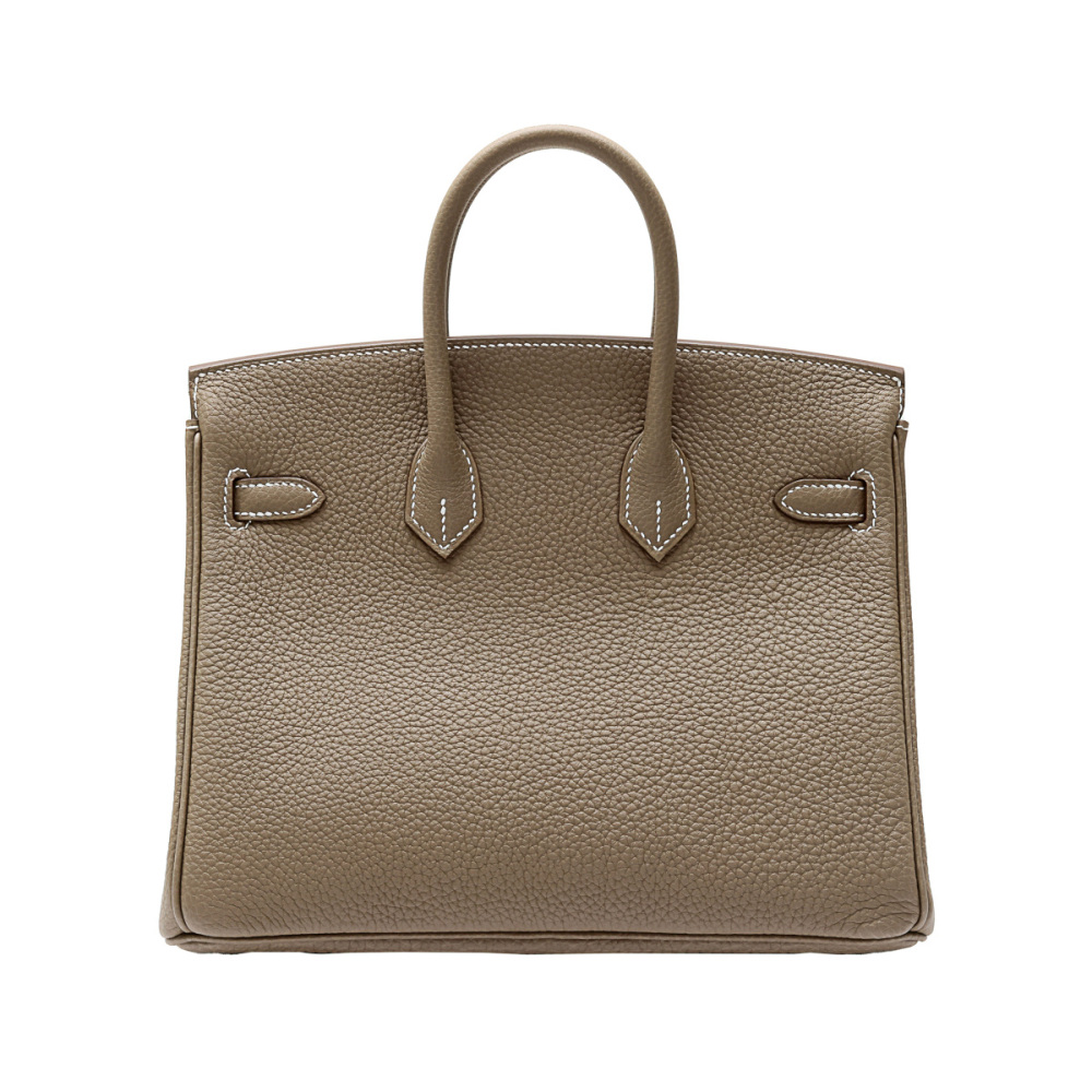 HERMES バーキン25 ギフト箱 その他 未使用] エルメス バーキン25 トゴ エトゥープ ゴールド金具 G刻印
