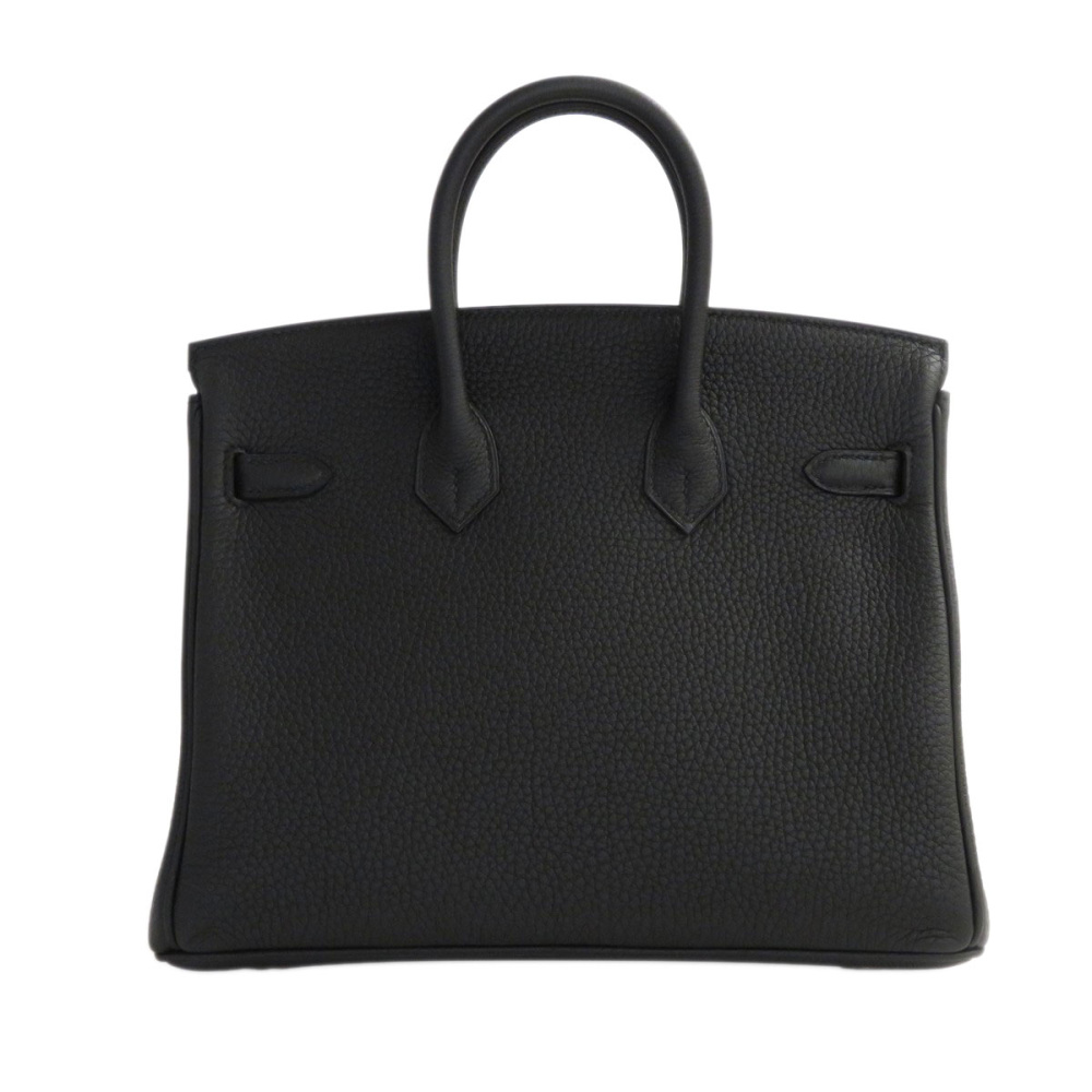 【純正】エルメス 空き箱 32×28×16 バーキン25 レインカバー 鍵袋付き 未使用] エルメス バーキン25 トゴ ブラック シルバー金具 G刻印