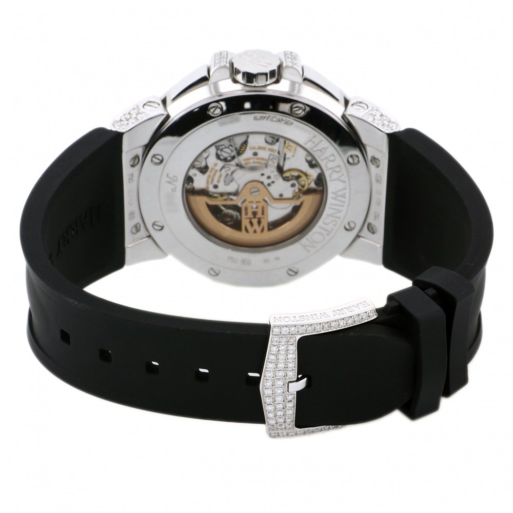 中古] ハリー・ウィンストン オーシャン クロノグラフ トリ