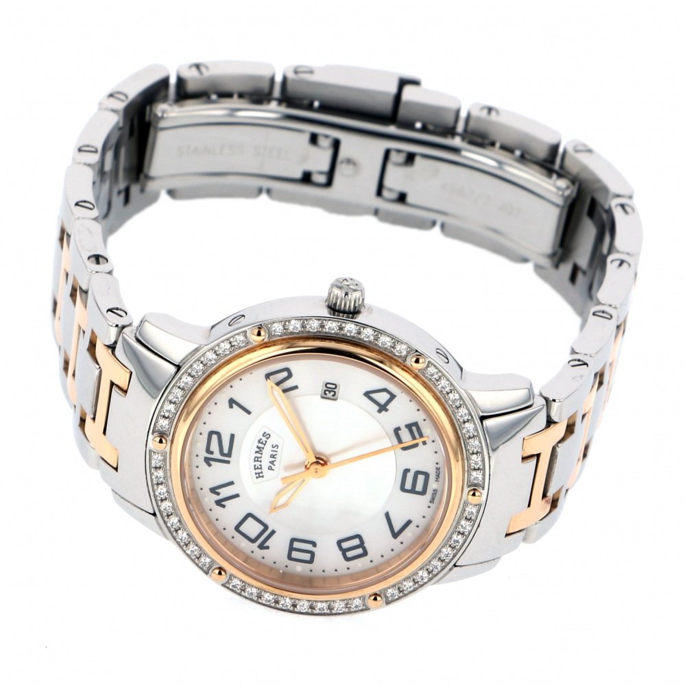 中古] エルメス クリッパー クリッパー ベゼルダイヤ CP1322 W182679