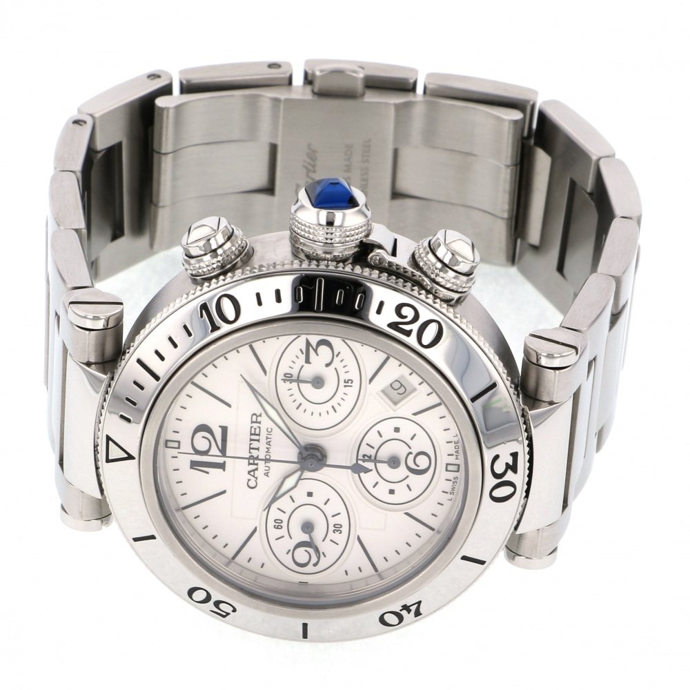 中古] カルティエ パシャ シータイマー クロノグラフ W31089M7 W183363