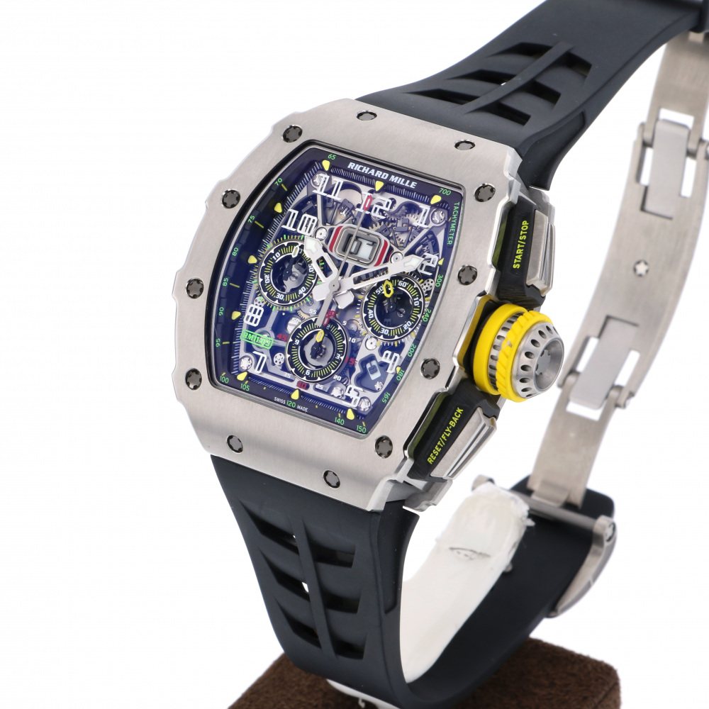 RICHARD MILLE リシャールミル レザーブレスレット 8個セット 2021年 リシャール・ミル新作 RM 07-01 オートマティック カーボンTPT