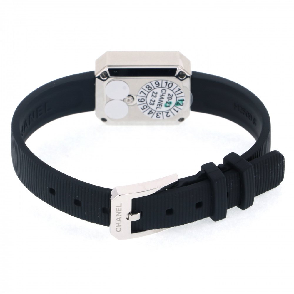 CHANELプルミエール 新品] シャネル プルミエール H2434ブラック ダイヤモンド ステンレス
