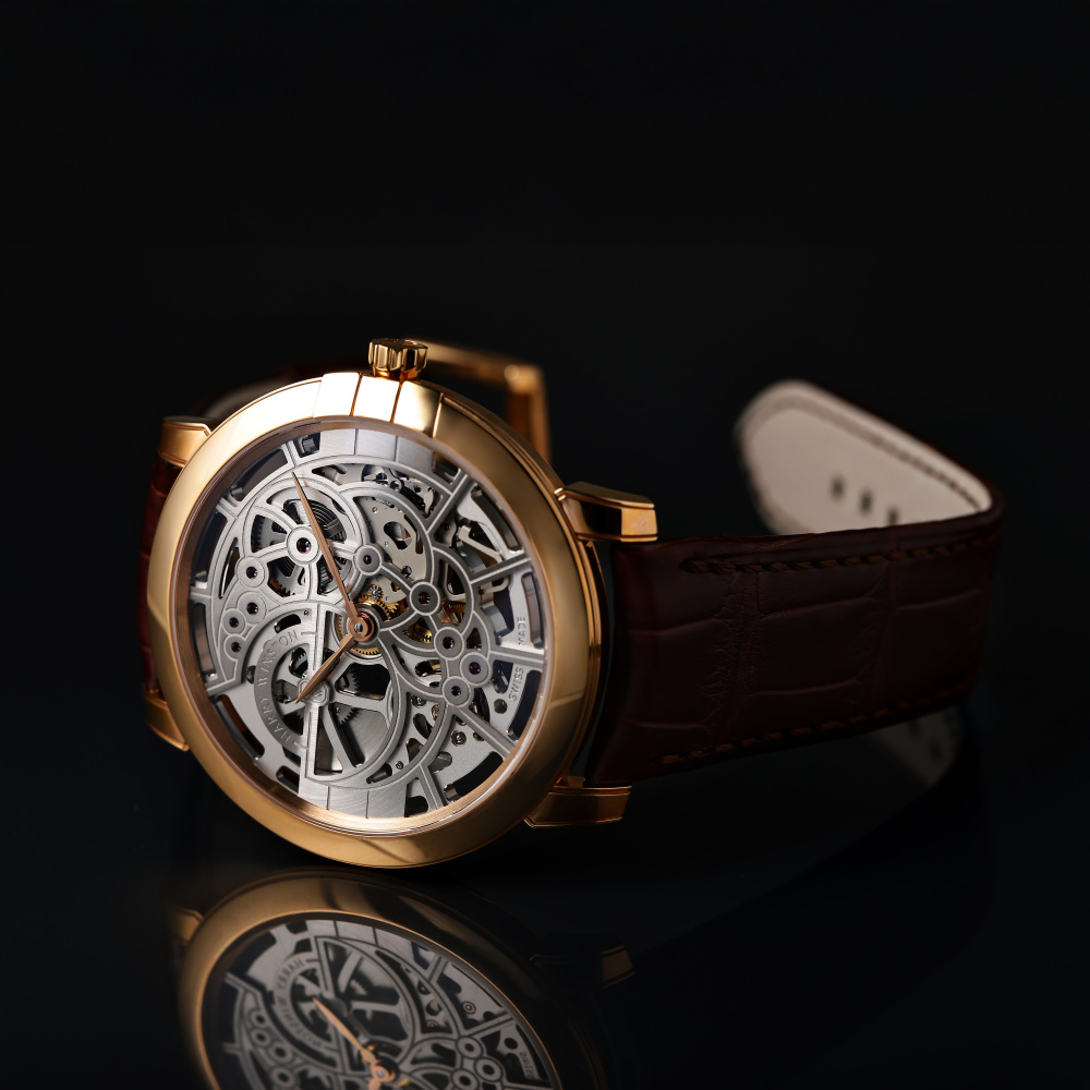 新品] ハリー・ウィンストン ミッドナイト MIDAHM42RR001 スケルトン