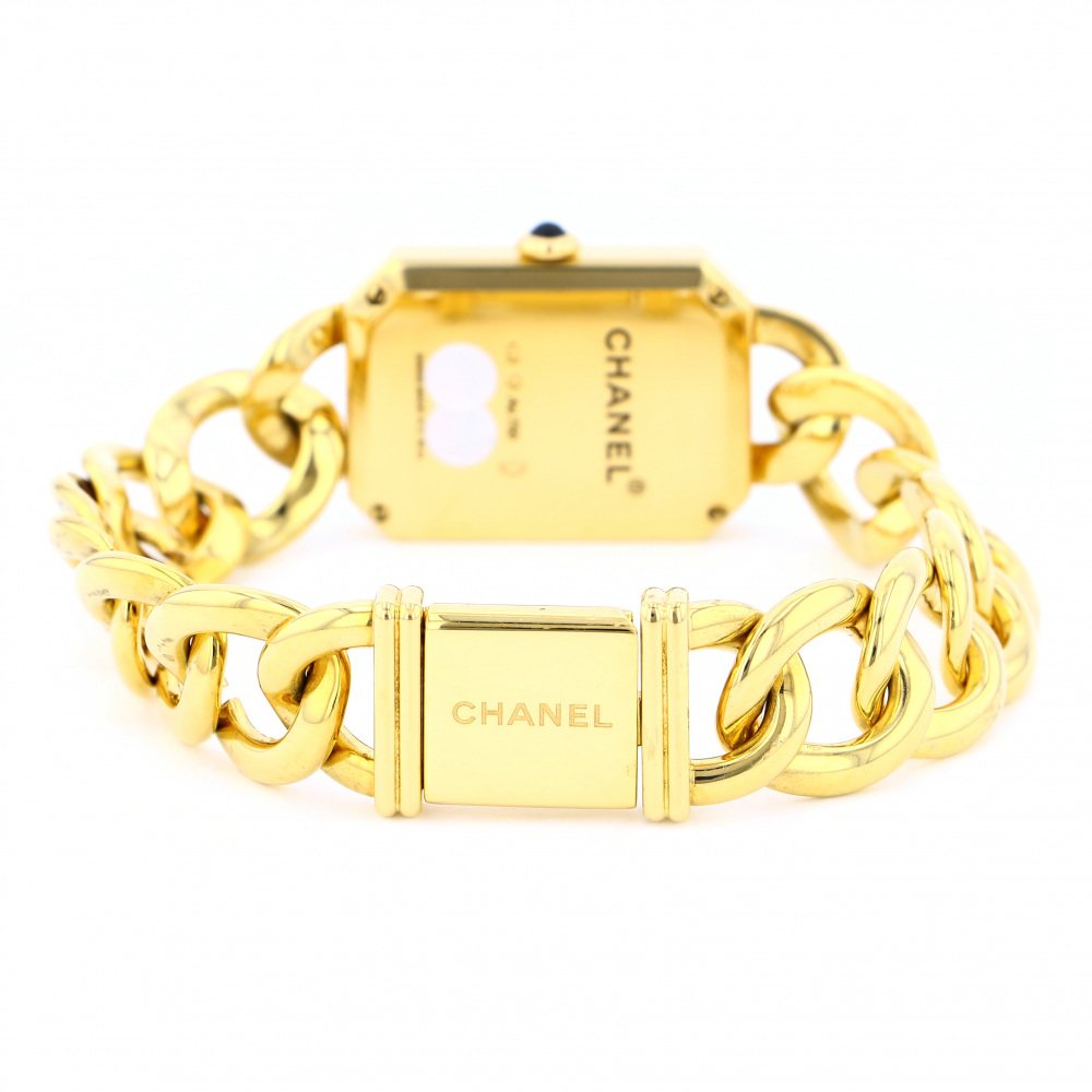 新品] シャネル プルミエール H3259ブラック K18イエローゴールド