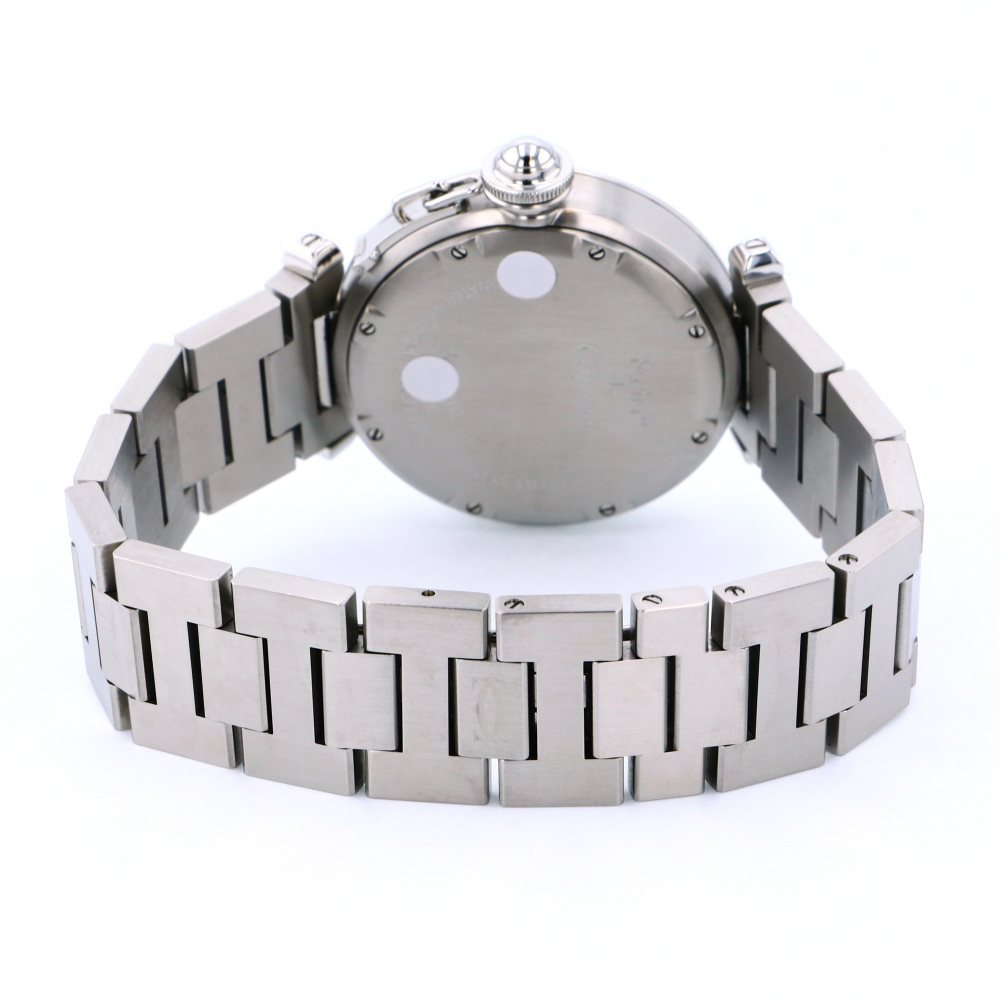 カルティエ Cartier パシャC メリディアン ビッグデイト SS 自動巻 仕上/OH済 W31049M7 中古)CARTIER カルティエ パシャC ビッグデイト ブルー SS W31047M7