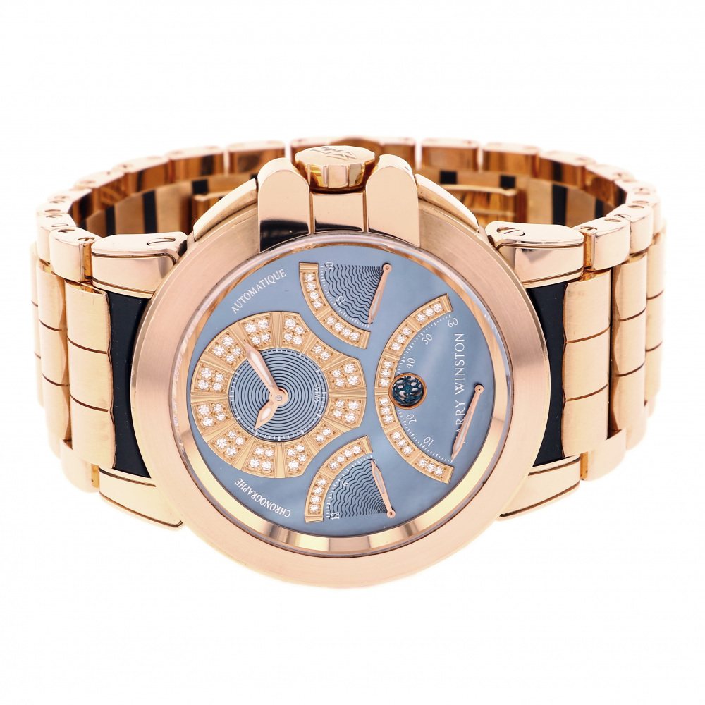 計２万７千円相当を【45%オフ】未使用リカバリー4点セット！ 中古] ハリー・ウィンストン オーシャン クロノグラフ トリ