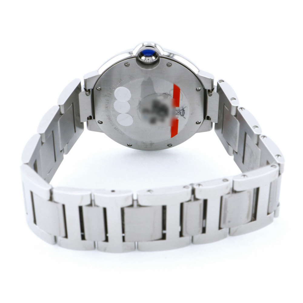 Cartier バロンブルー テーブルクロック置時計 シルバー 新品)CARTIER カルティエ バロンブルー LM W69016Z4（商品ID