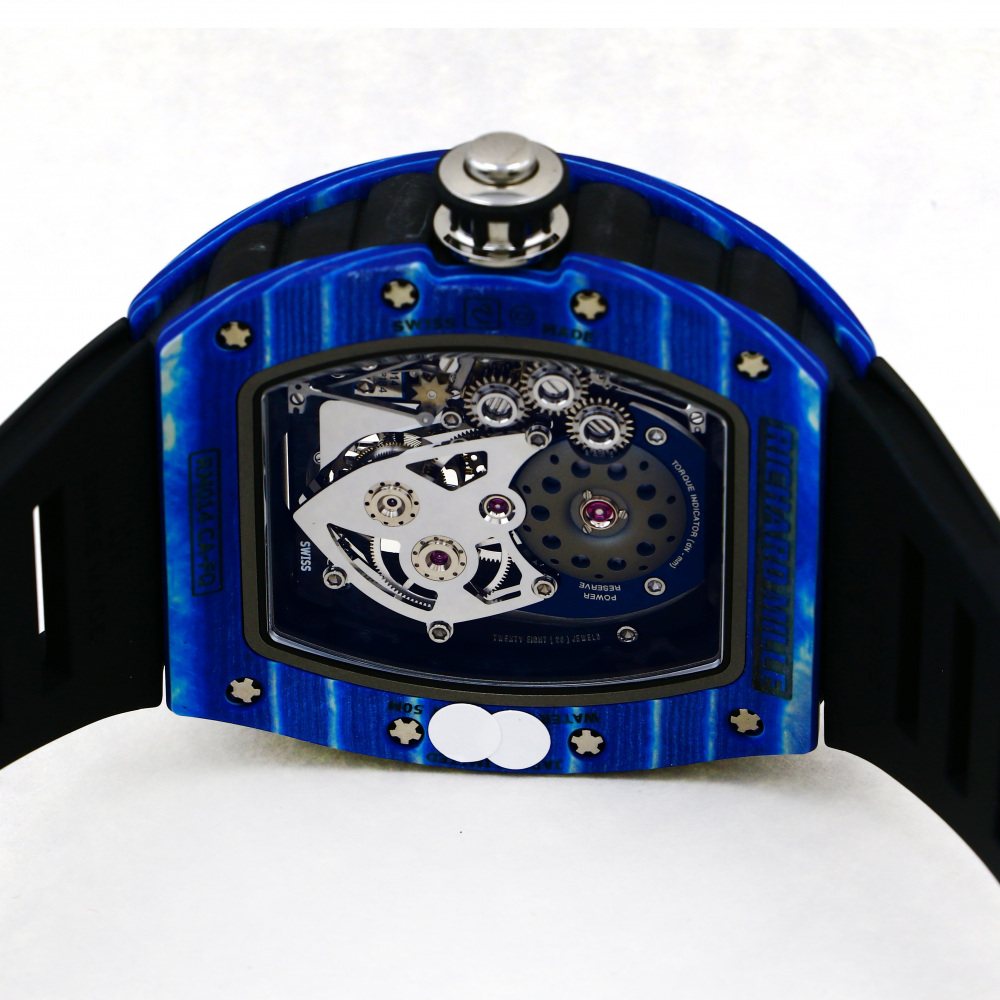 クォーツ時計、リシャールミル 新品] リシャール・ミル RM014 スケルトン シルバー カーボン