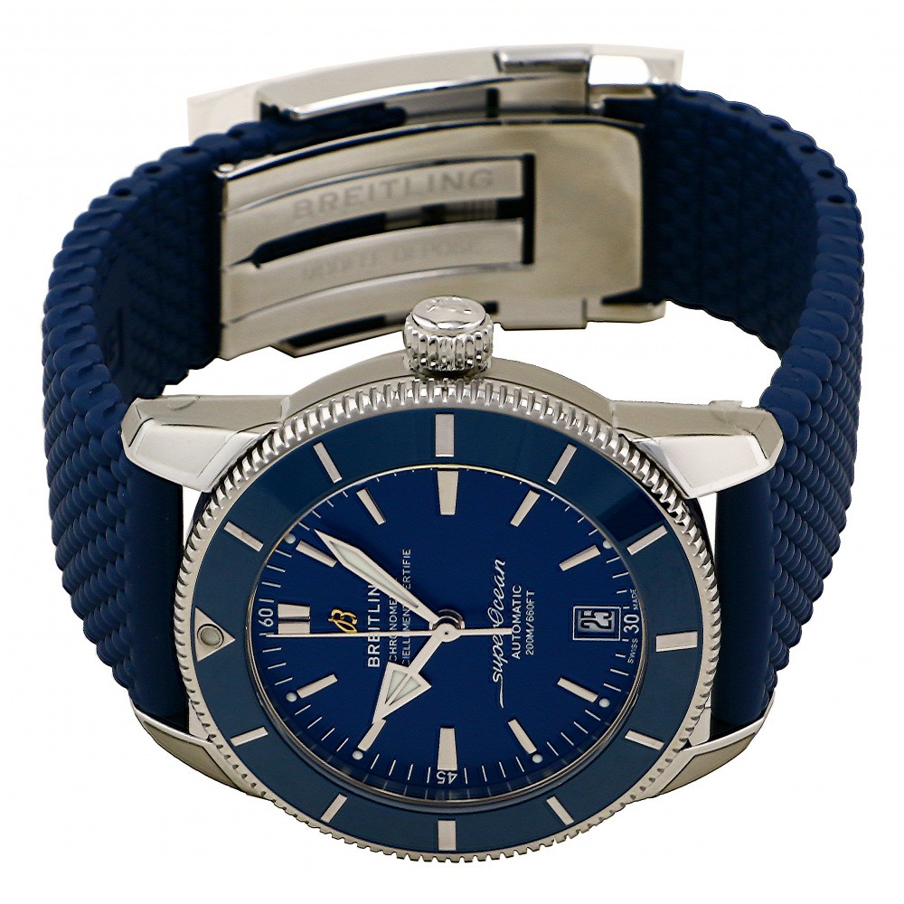 新品] ブライトリング スーパーオーシャン A201C1QRCブルー ステンレス