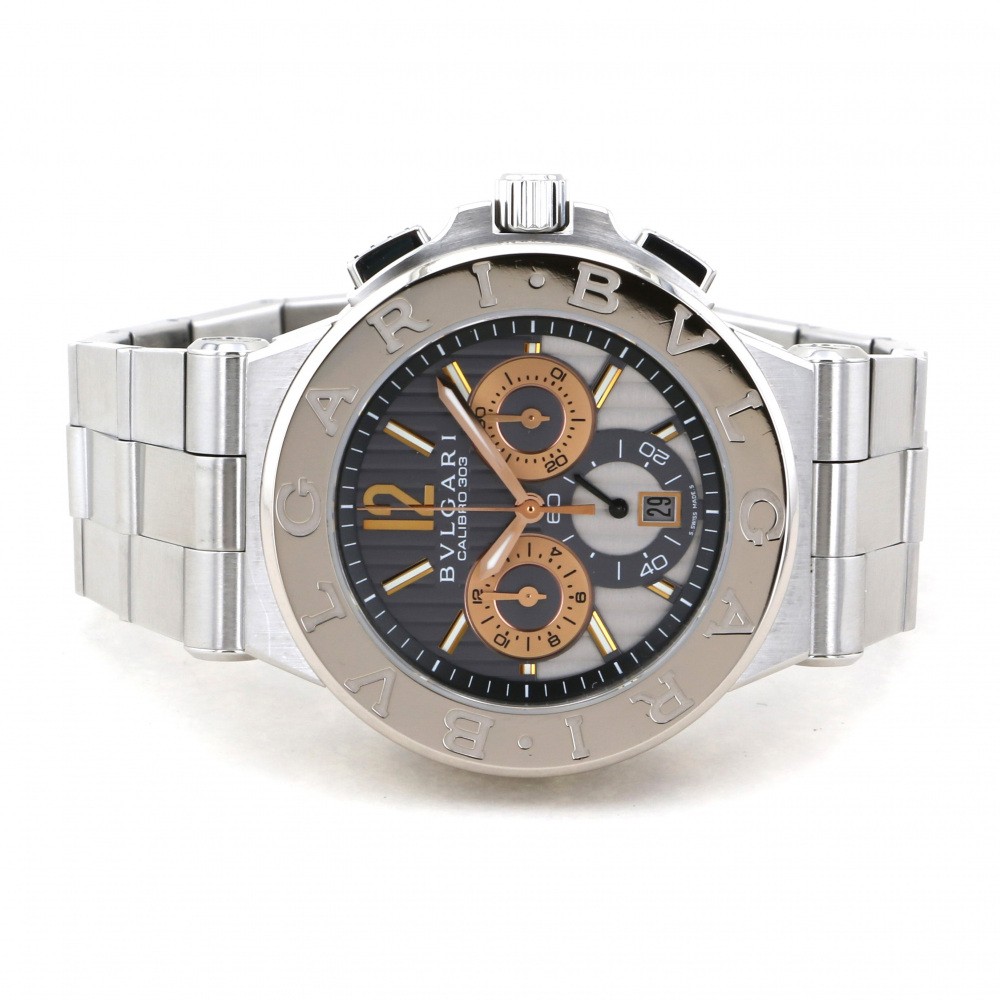USED] BVLGARI Diagono Calibro 303 DG42C14SWGSDCH W202561 | Yukizaki