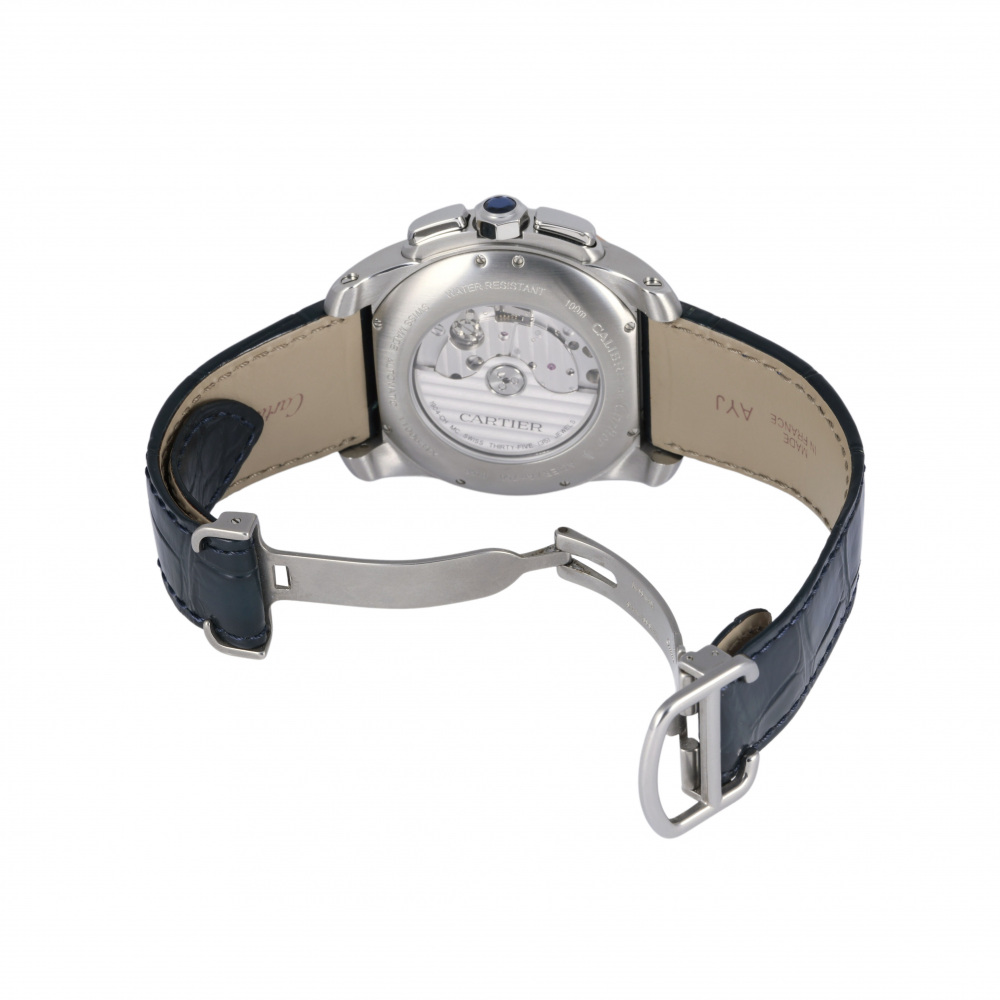 中古] カルティエ カリブル ドゥ カルティエ クロノグラフ W7100043