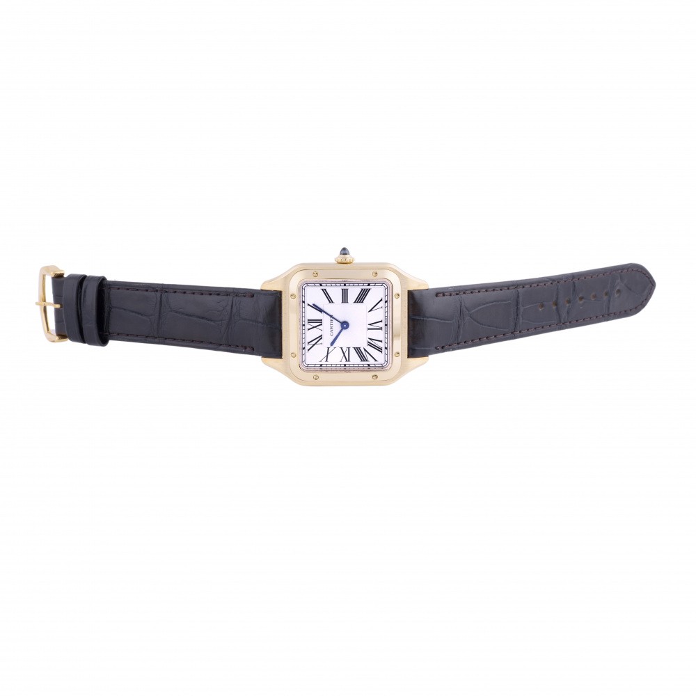 新品] カルティエ サントス WGSA0027シャンパン/ローマ イエロー