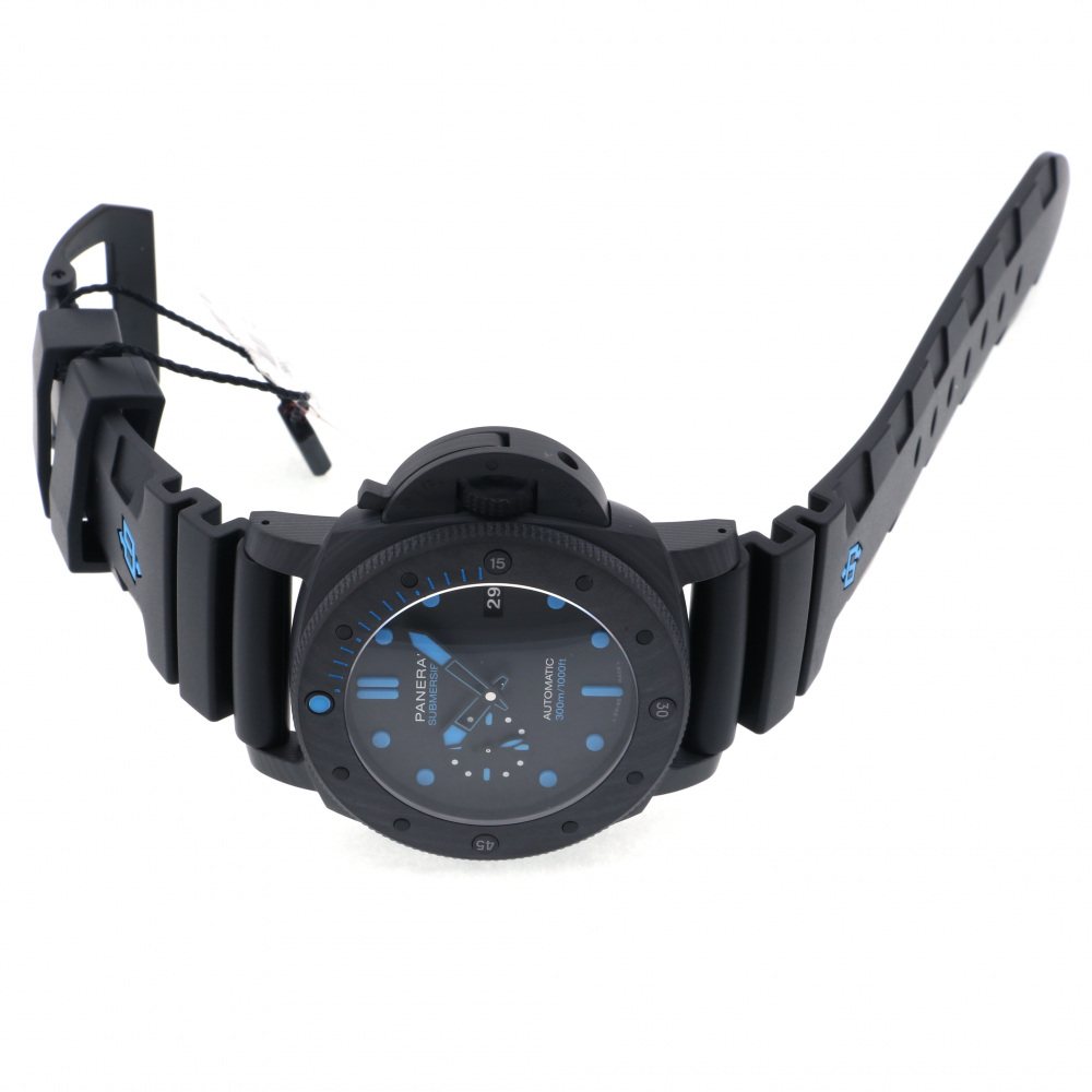 新品] パネライ サブマーシブル PAM01616ブラック カーボテック デイト