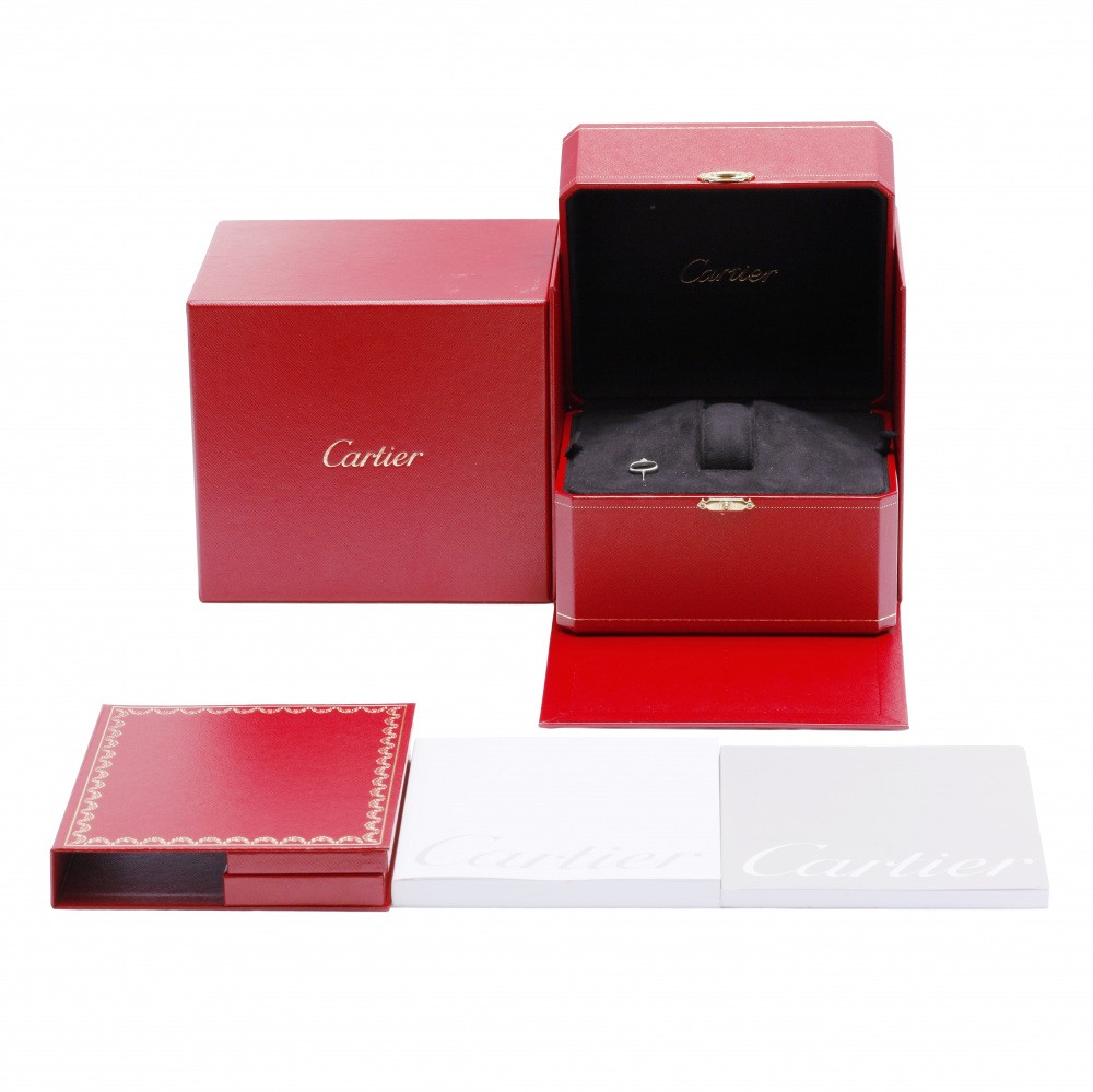 【未使用】 Cartier ケース パンテール レッド カルティエ 中古] カルティエ パンテール ミニパンテール ベゼル2重ダイヤ