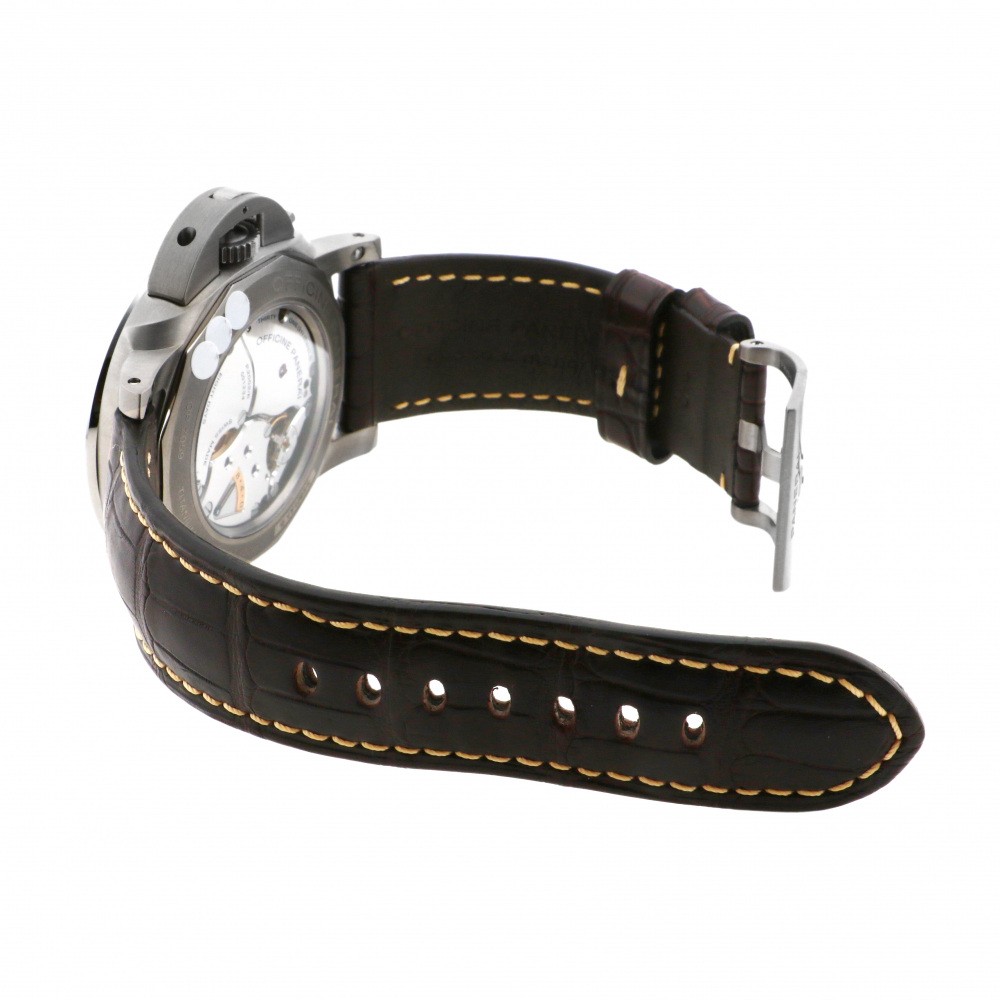 新品] パネライ ルミノール1950 PAM00656グレー チタン GMT機能 | ゆきざき