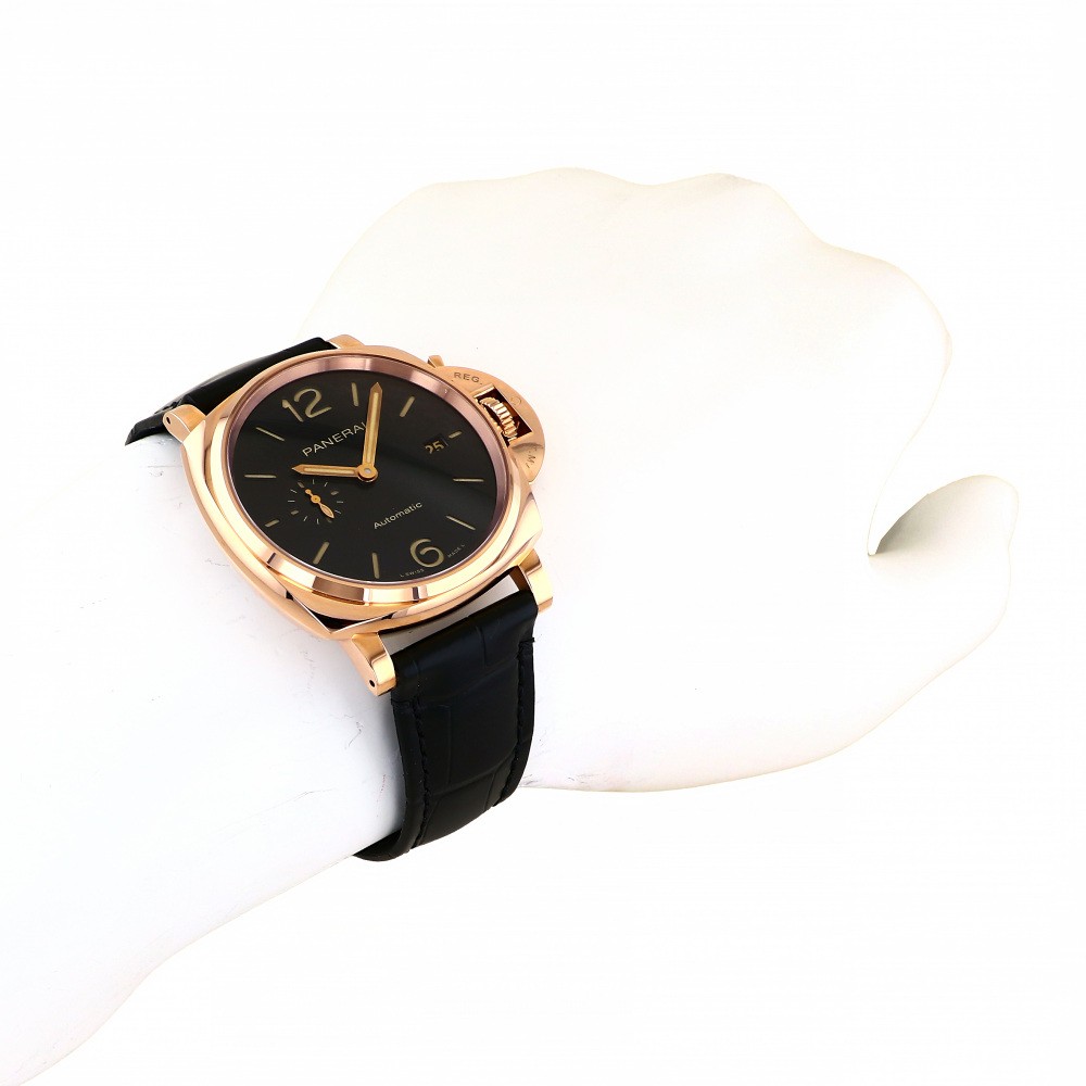 新品] パネライ ルミノール PAM01041ブラック ゴールドテック デイト