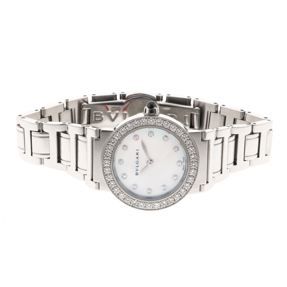 New] BVLGARI Bulgari Bulgari BBL26WSDS12 shell white diamond
