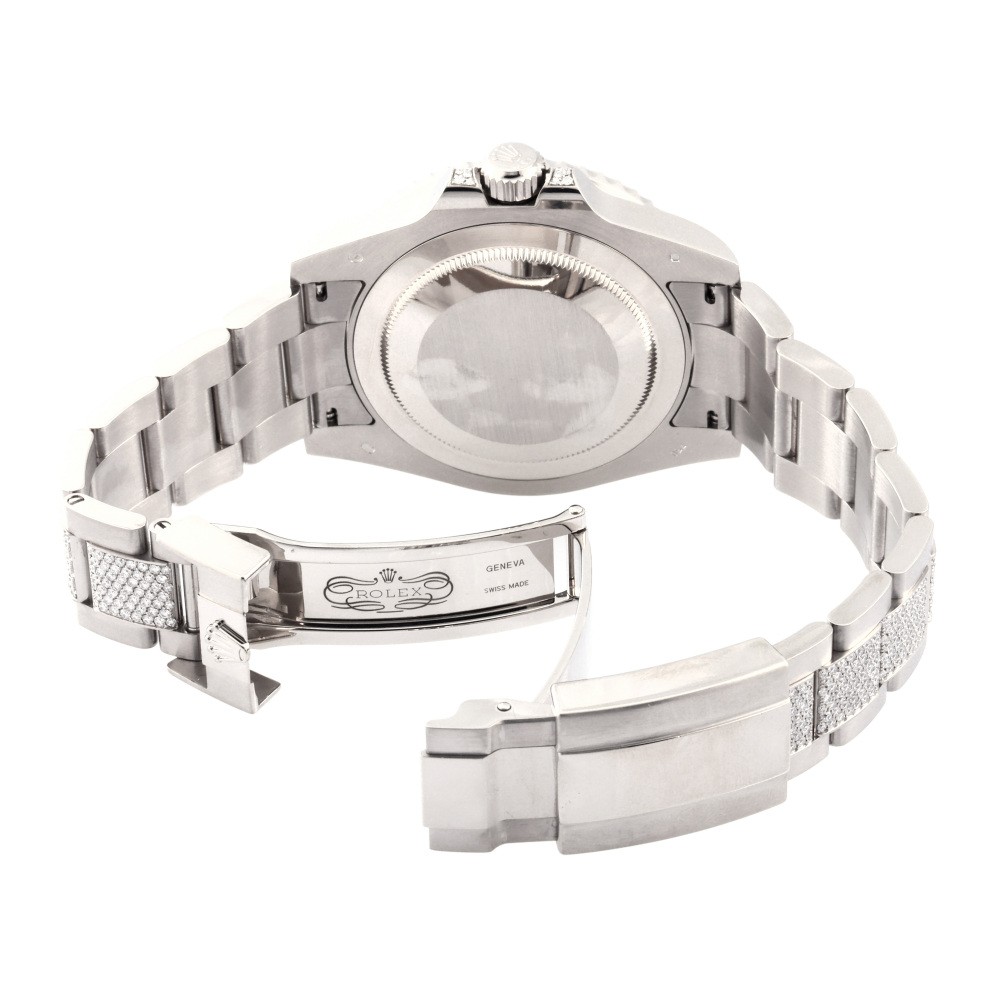 ロレックス GMTマスターII 116759SARU.FDDTOCD 全面ダイヤ ホワイト