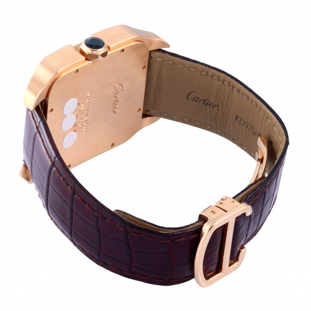 中古] カルティエ サントス デュモン カレンダー&パワーリザーブ