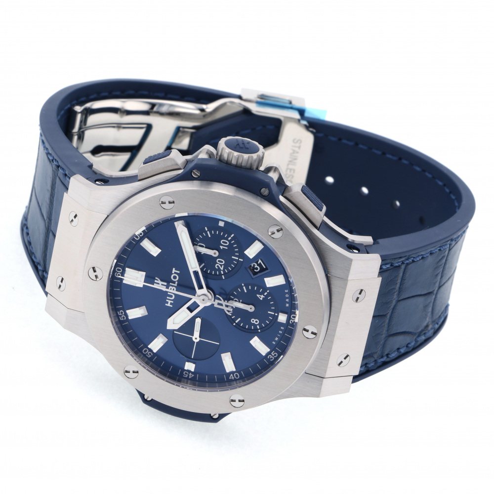 新品] ウブロ ビッグバン 301SX7170LRブルー ステンレス クロノグラフ
