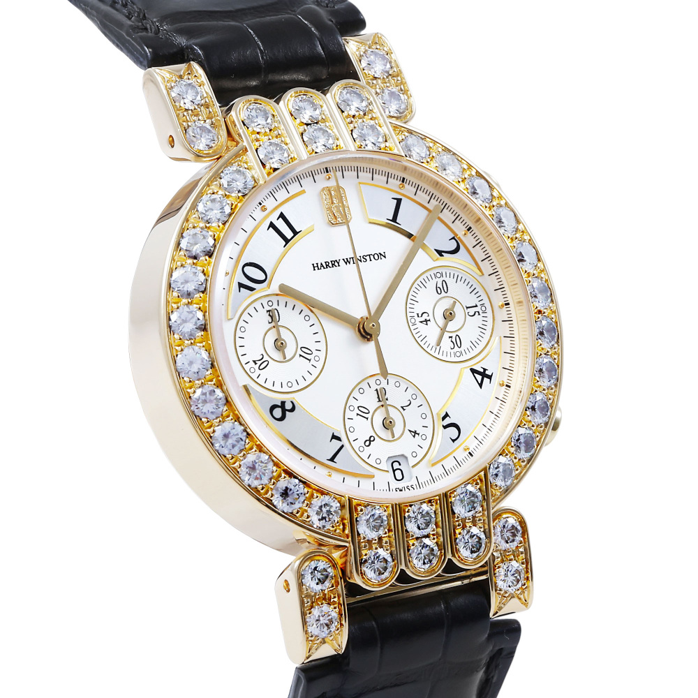 中古] ハリー・ウィンストン プルミエール クロノグラフ PREACH37YY003