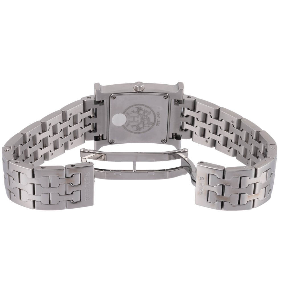 中古] エルメス Hウォッチ Hウォッチ ケースダイヤ HH1230 W217896