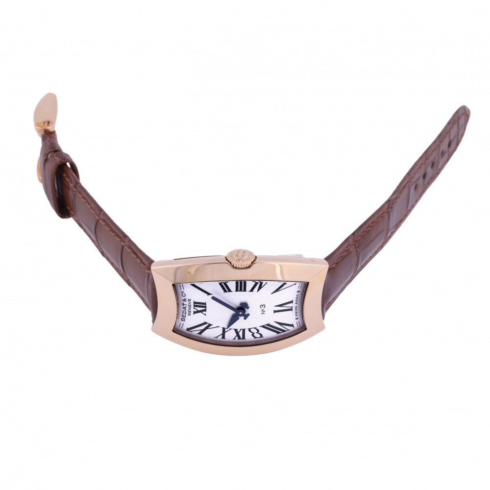 正規品 BEDAT & Co ベダ＆カンパニー K18 No.3 384 腕時計 新品] ベダ&カンパニー No.3 B384400100シルバー K18ローズ