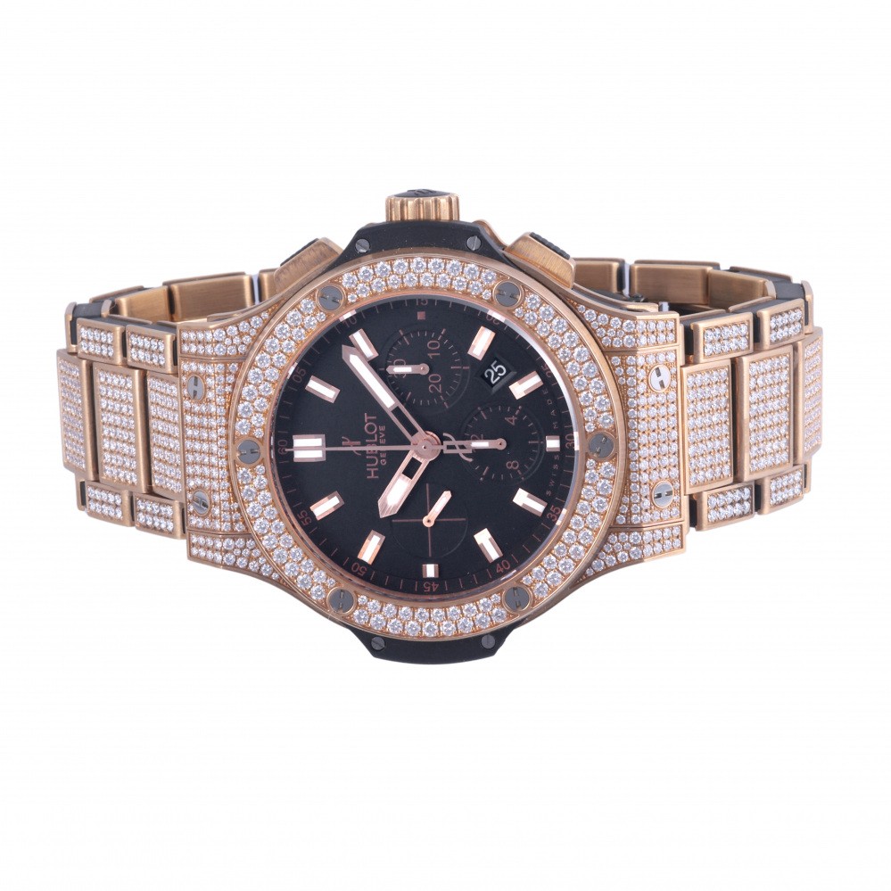 中古] ウブロ ビッグバン ゴールド ブレスレットパヴェ