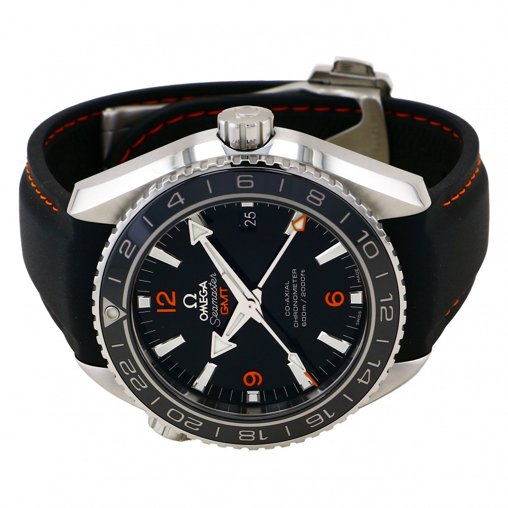 新品] オメガ シーマスター 23232442201002ブラック ステンレス GMT