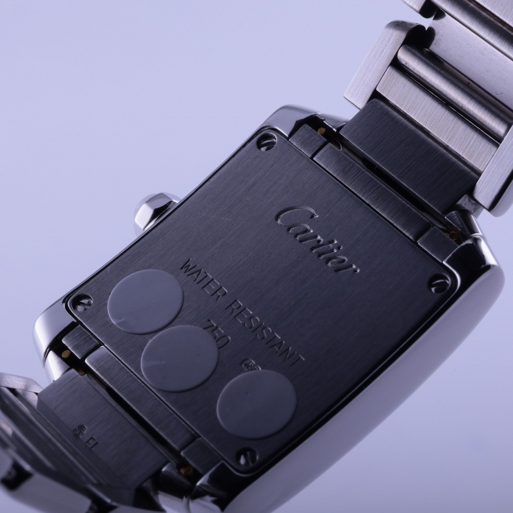 中古] カルティエ タンク フランセーズ SM ベゼルダイヤ WE1002S3