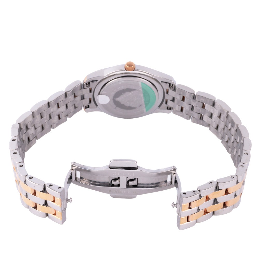 新品] グッチ Gクラス YA055536 シェル ピンク ダイヤモンド