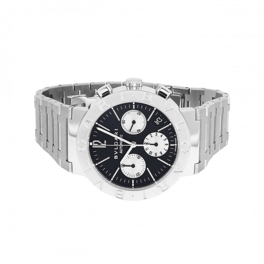 中古] ブルガリ ブルガリブルガリ クロノグラフ BB38SSCH W224275