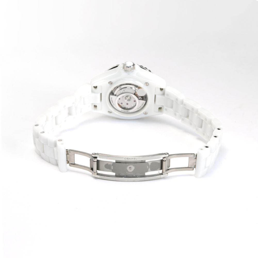 新品] シャネル J12 H5699ホワイト セラミック 逆回転防止ベゼル
