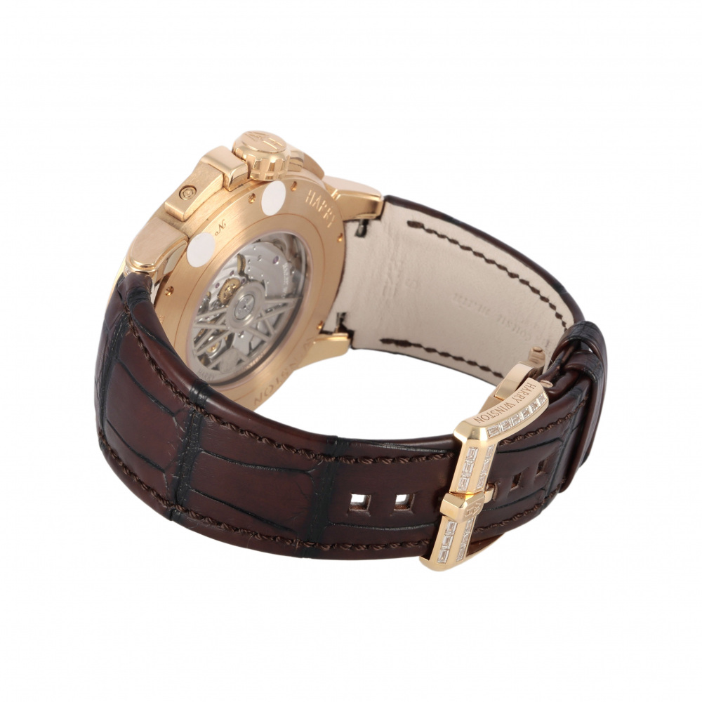 中古] ハリー・ウィンストン オーシャン バイレトログラード