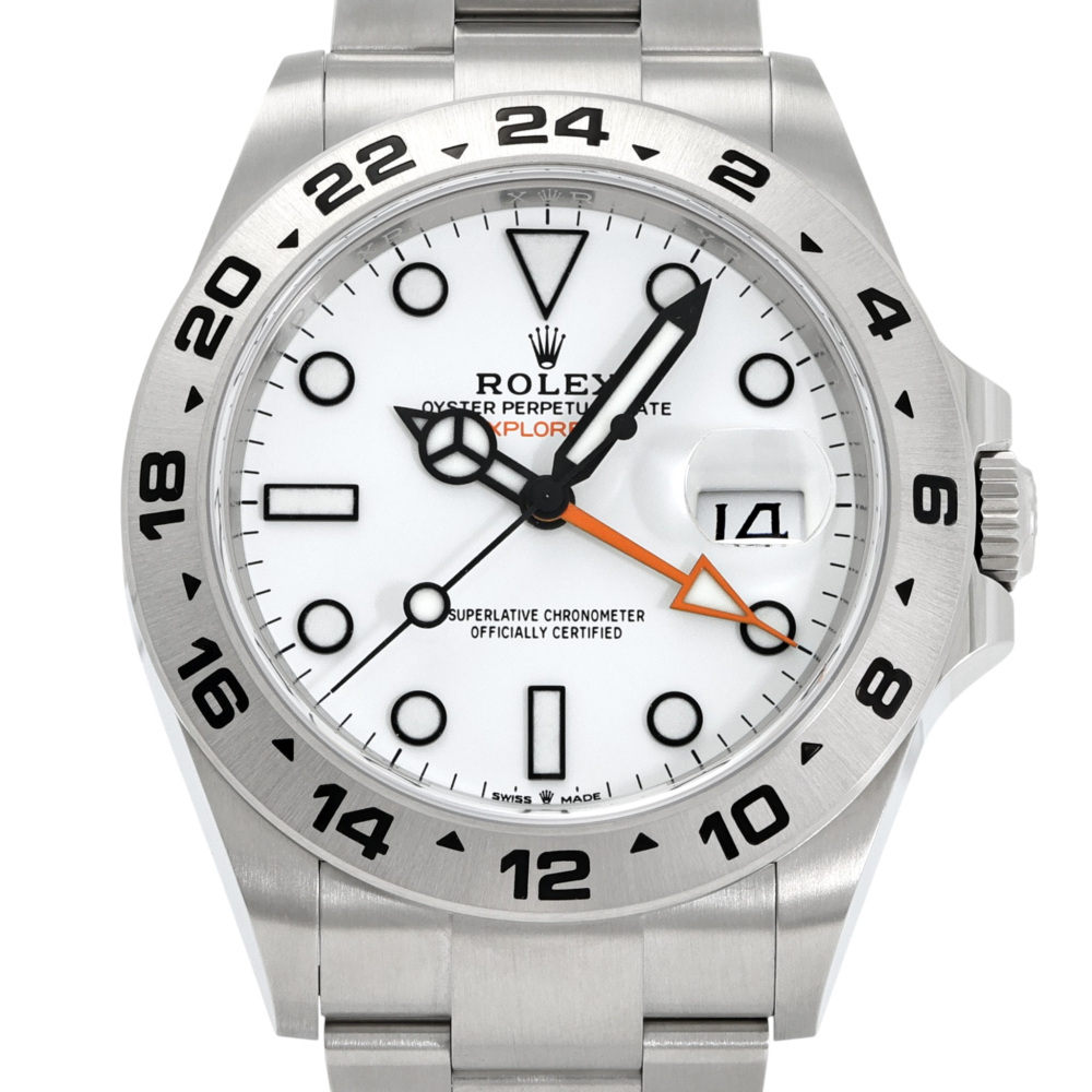 新品] ロレックス エクスプローラーII 226570.WHOホワイト オイスター