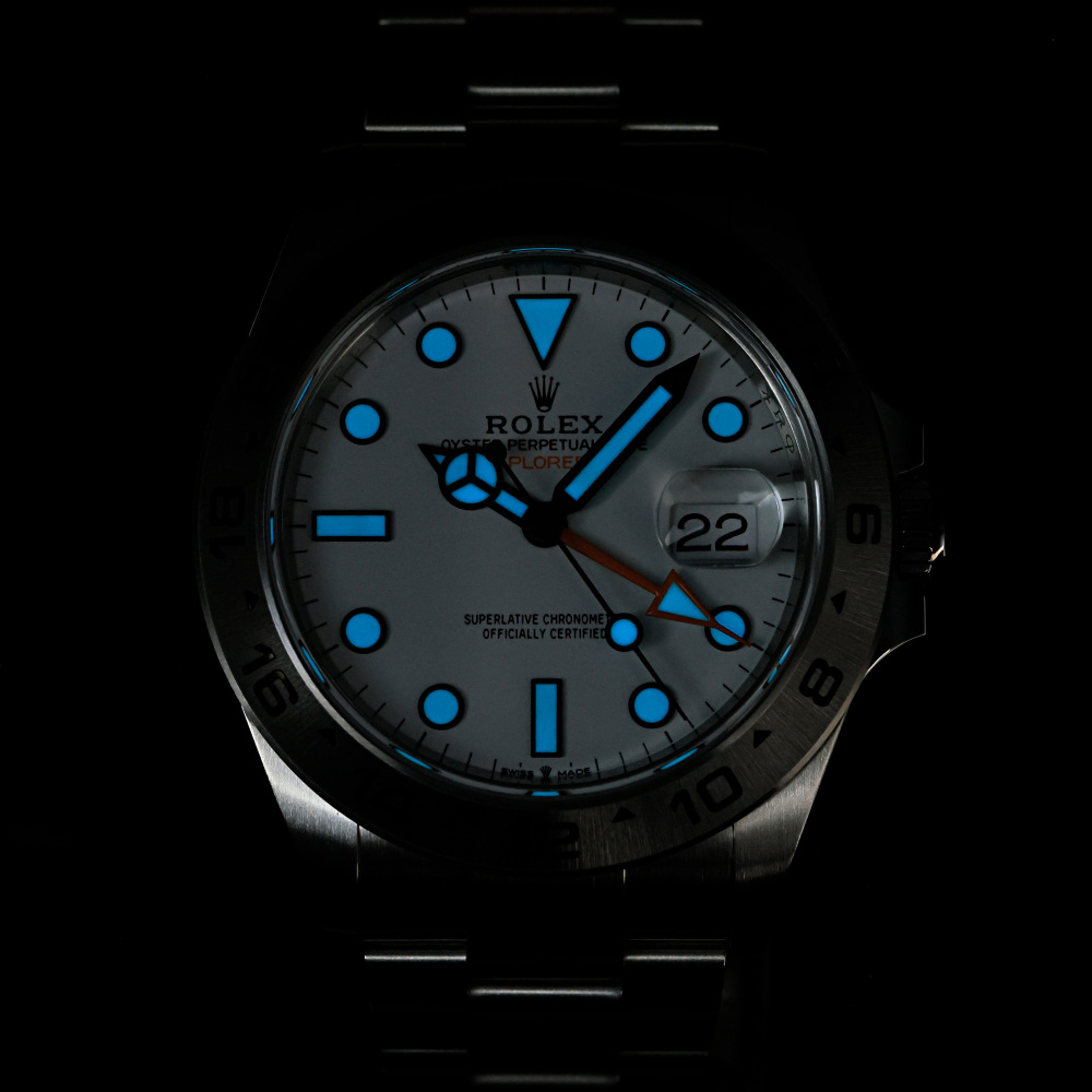 新品] ロレックス エクスプローラーII 226570.WHOホワイト オイスター