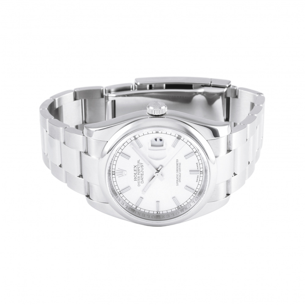 ロレックス デイトジャスト 116200.SVBOシルバ―/バー オイスター