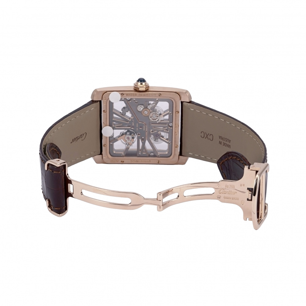 中古] カルティエ タンク MC スケルトン ウォッチLM W5310040