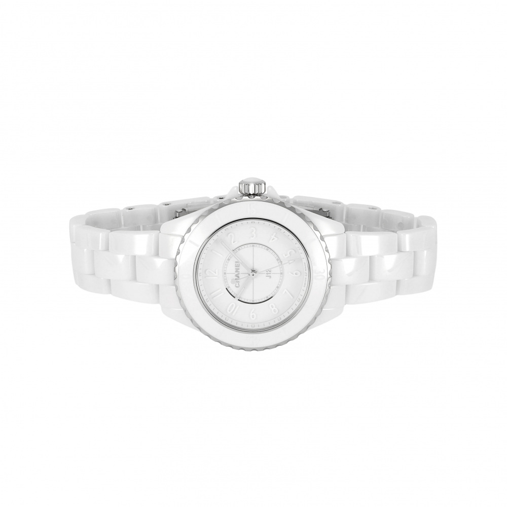 新品] シャネル J12 H6345ホワイト セラミック 逆回転防止ベゼル