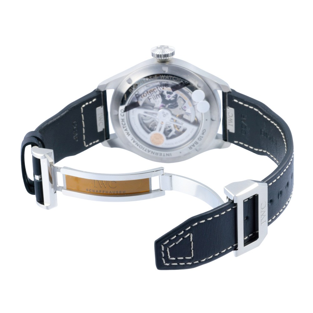新品] IWC ビッグ・パイロットウォッチ IW329303ブルー ステンレス