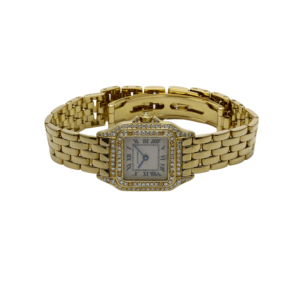 CARTIER カルティエ パンテール SM WF3072B9 K18YG【中古】 楽天市場】カルティエ WF3072B9 カルティエ パンテール SM ベゼル 2重