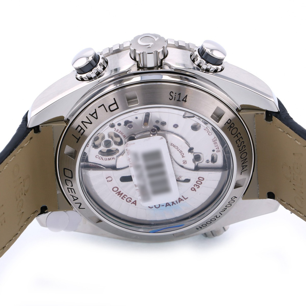 新品] オメガ シーマスター 23218465101001ブラック ステンレス クロノ