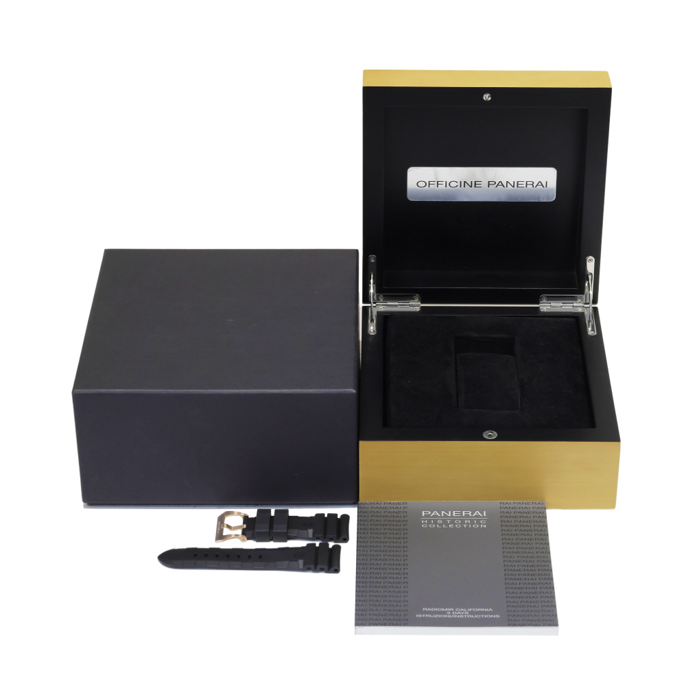 中古] パネライ ラジオミール 3デイズ GMT オロロッソ 47mm PAM00421
