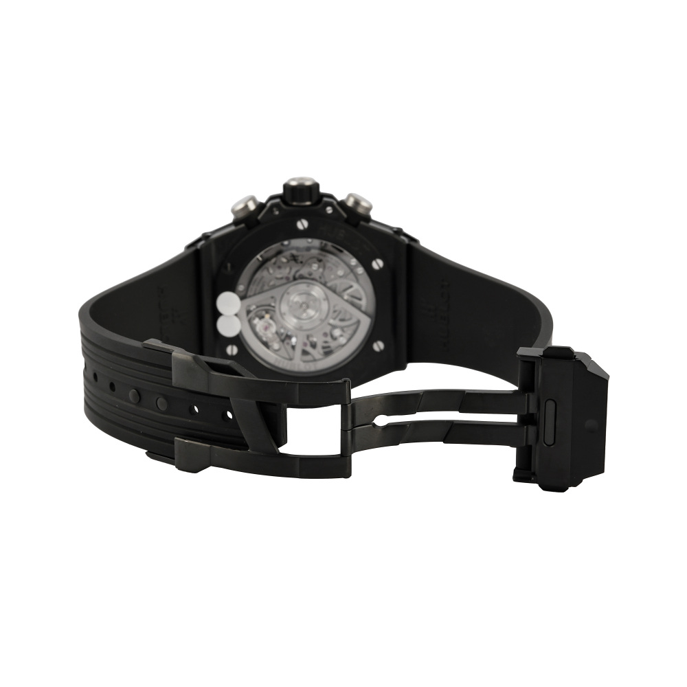 黒 hublot ビッグバン ウニコ 中古 ウブロ ビッグバン ウニコ ブラックマジック 441CI1171RX W234241