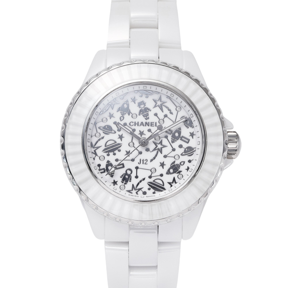 新品)CHANEL シャネル J12 H5700 ホワイト セラミック 38mm