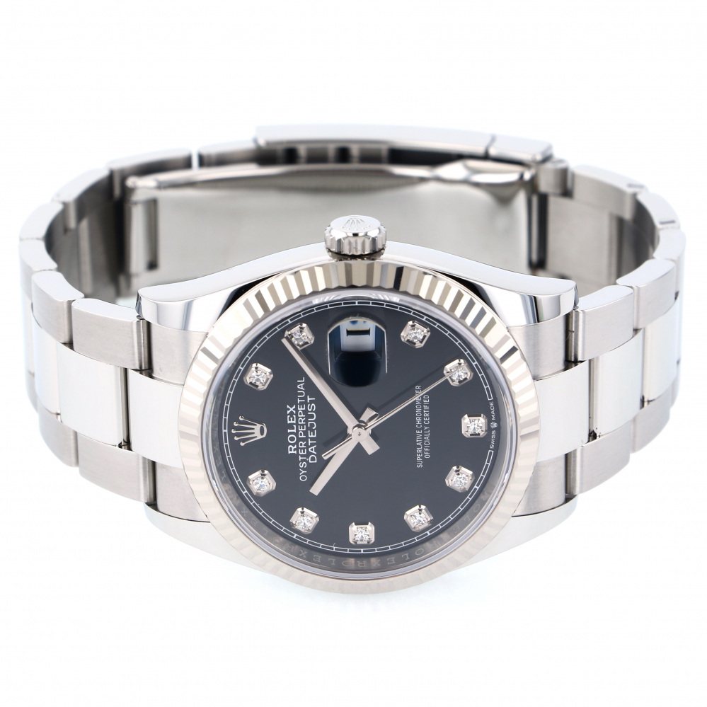 ロレックス デイトジャスト 126234G.BBK10PDOブライトブラック/10PD