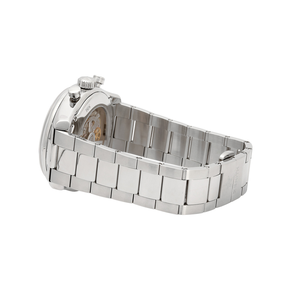 メル15145様 中古] ゼニス クロノマスター エルプリメロ オープン ムーン サン