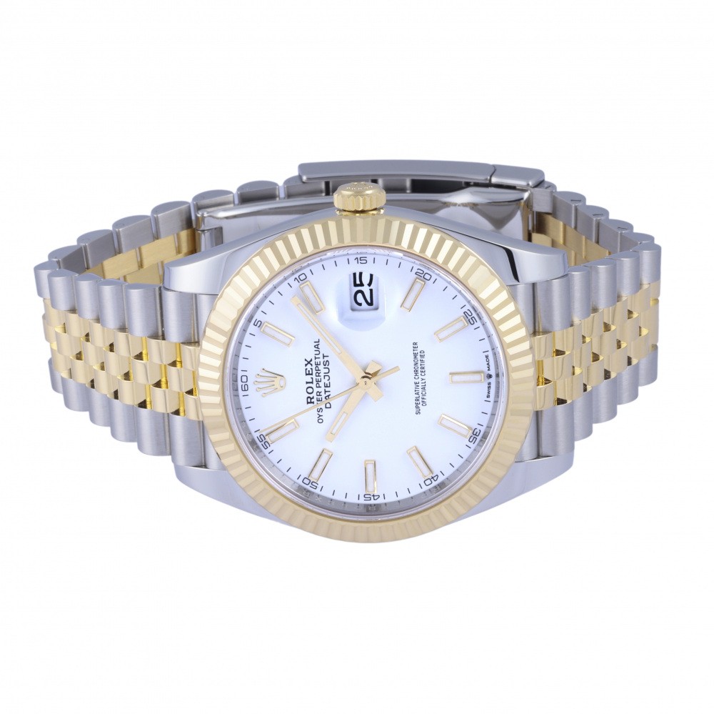 ロレックス デイトジャスト 126333.WHBJホワイト/バー ジュビリー